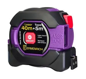 Рулетка с лазерным дальномером Ermenrich Reel SLR540, изображение 1