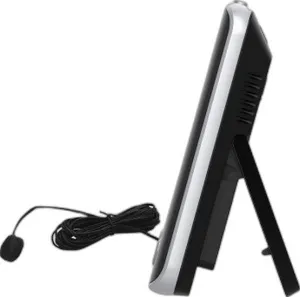 Термометр цифровой BALDR E0129ST2C с часами и проводным датчиком, черный, изображение 2