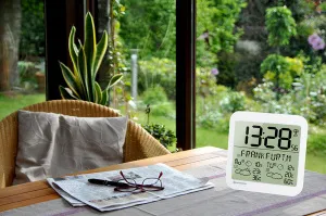 Часы настенные Bresser MyTime Meteotime LCD, изображение 2