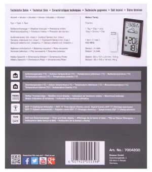 Метеостанция Bresser Temp, изображение 10