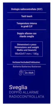 Часы цифровые Explore Scientific Dual с будильником, черные, изображение 16