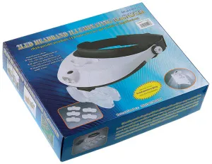 Лупа налобная Veber 1x/1,5x/2,0x/2,5x/3,5x, с подсветкой (81001-G), изображение 2